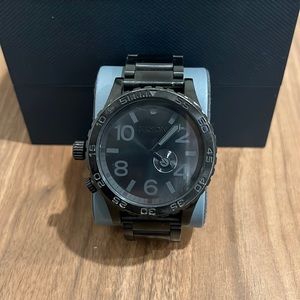 Nixon Black 51-30 watch stainless steel